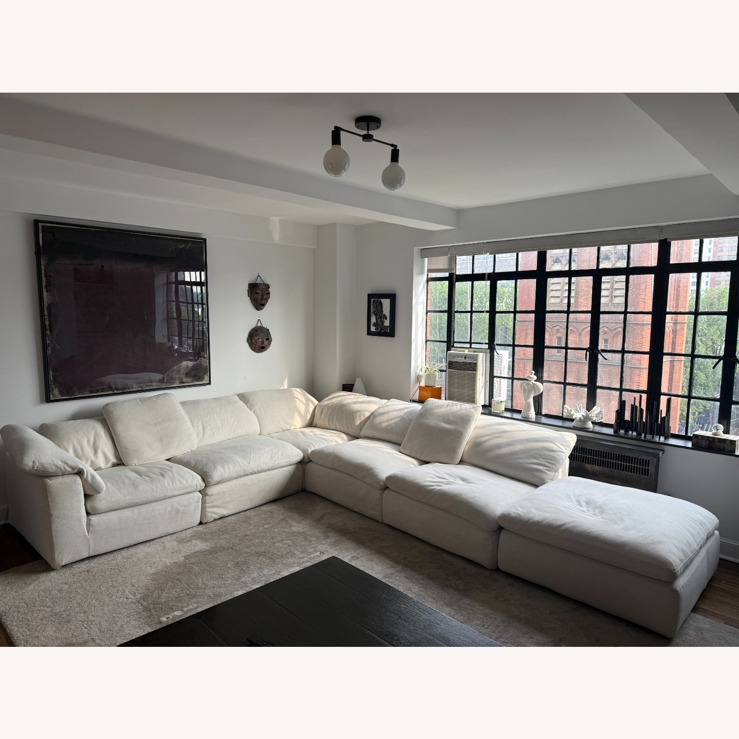 Restoration Hardware Cloud Natural 3+ Piece Sectional - image-1