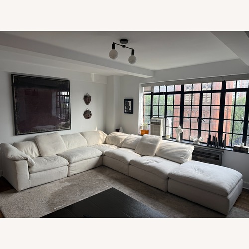 Used Restoration Hardware Cloud Natural 3+ Piece Sectional for sale on AptDeco