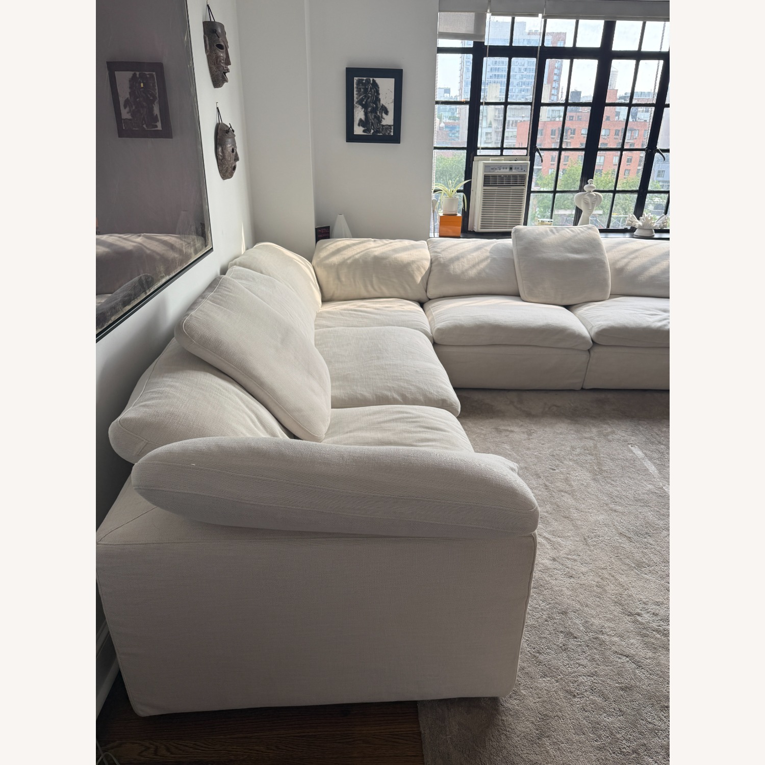 Restoration Hardware Cloud Natural 3+ Piece Sectional - image-3