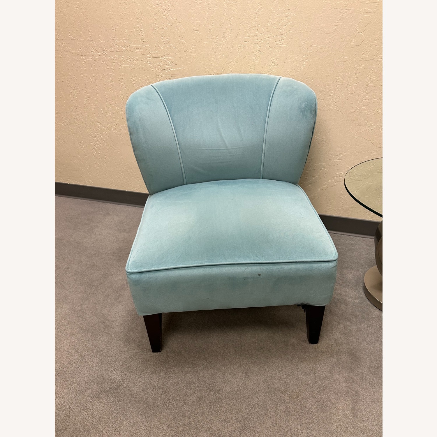 Blue Fabric Accent Chairs - image-2