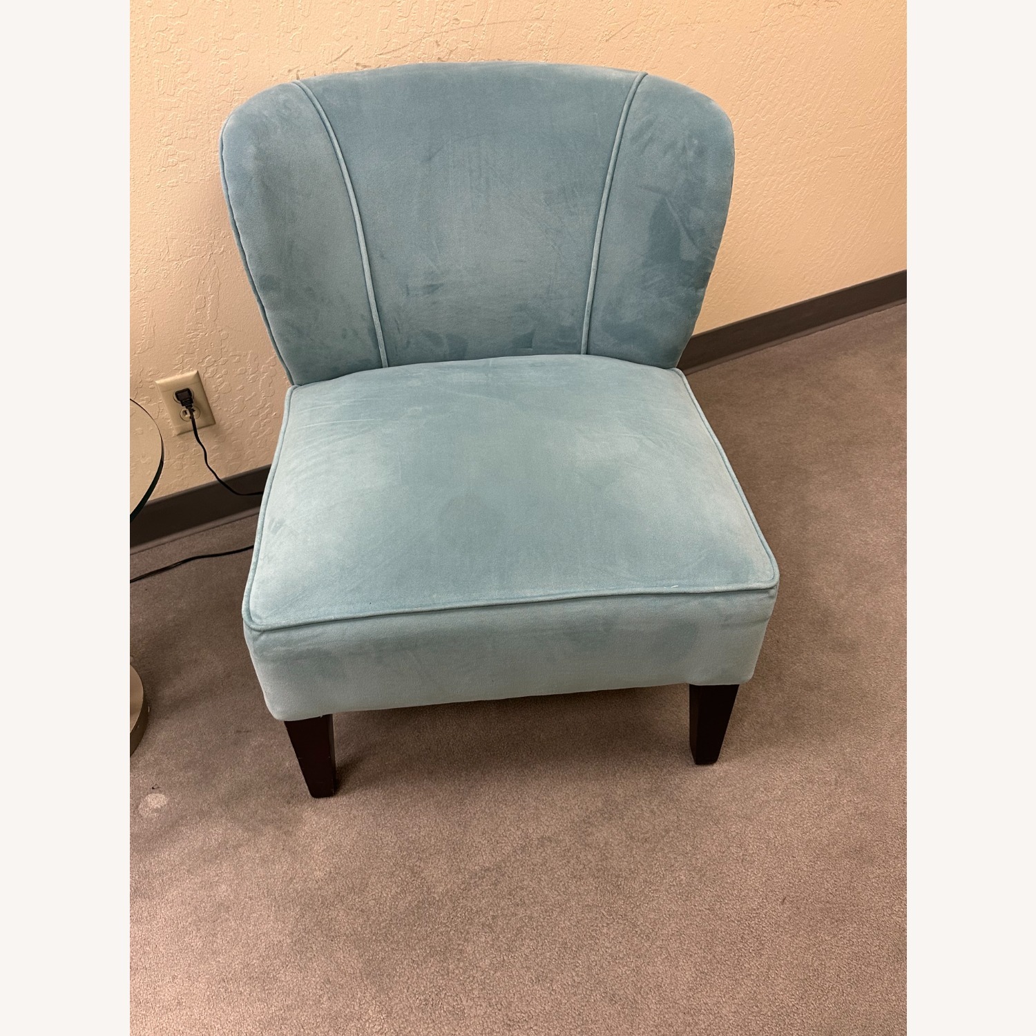 Blue Fabric Accent Chairs - image-1