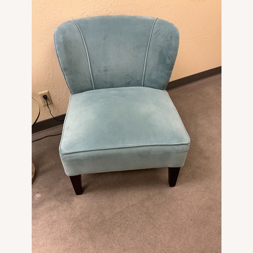 Used Blue Fabric Accent Chairs for sale on AptDeco