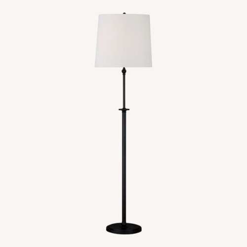 Used Lamps Plus Dark Brown Metal Floor Lamp for sale on AptDeco