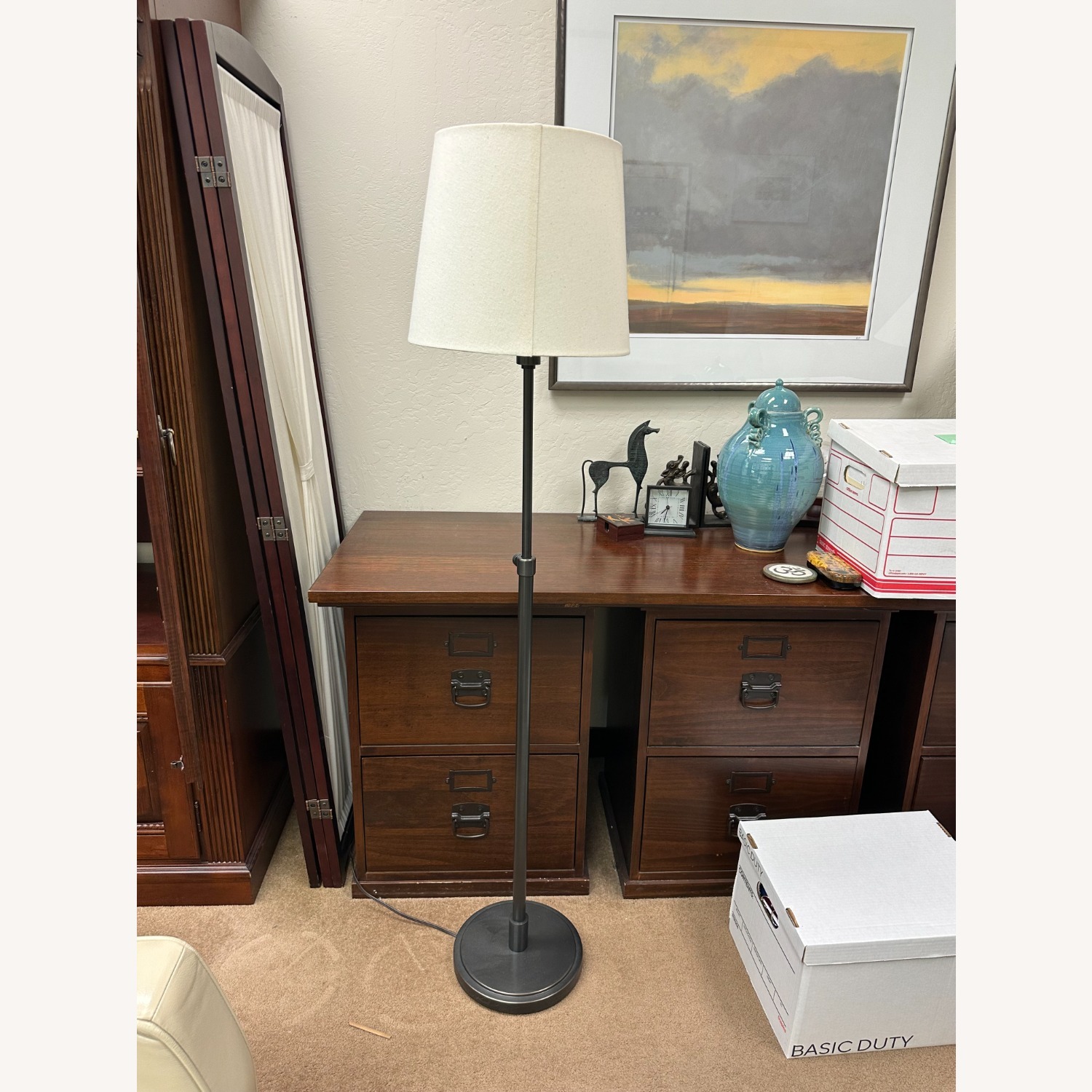 Lamps Plus Dark Brown Metal Floor Lamp - image-1