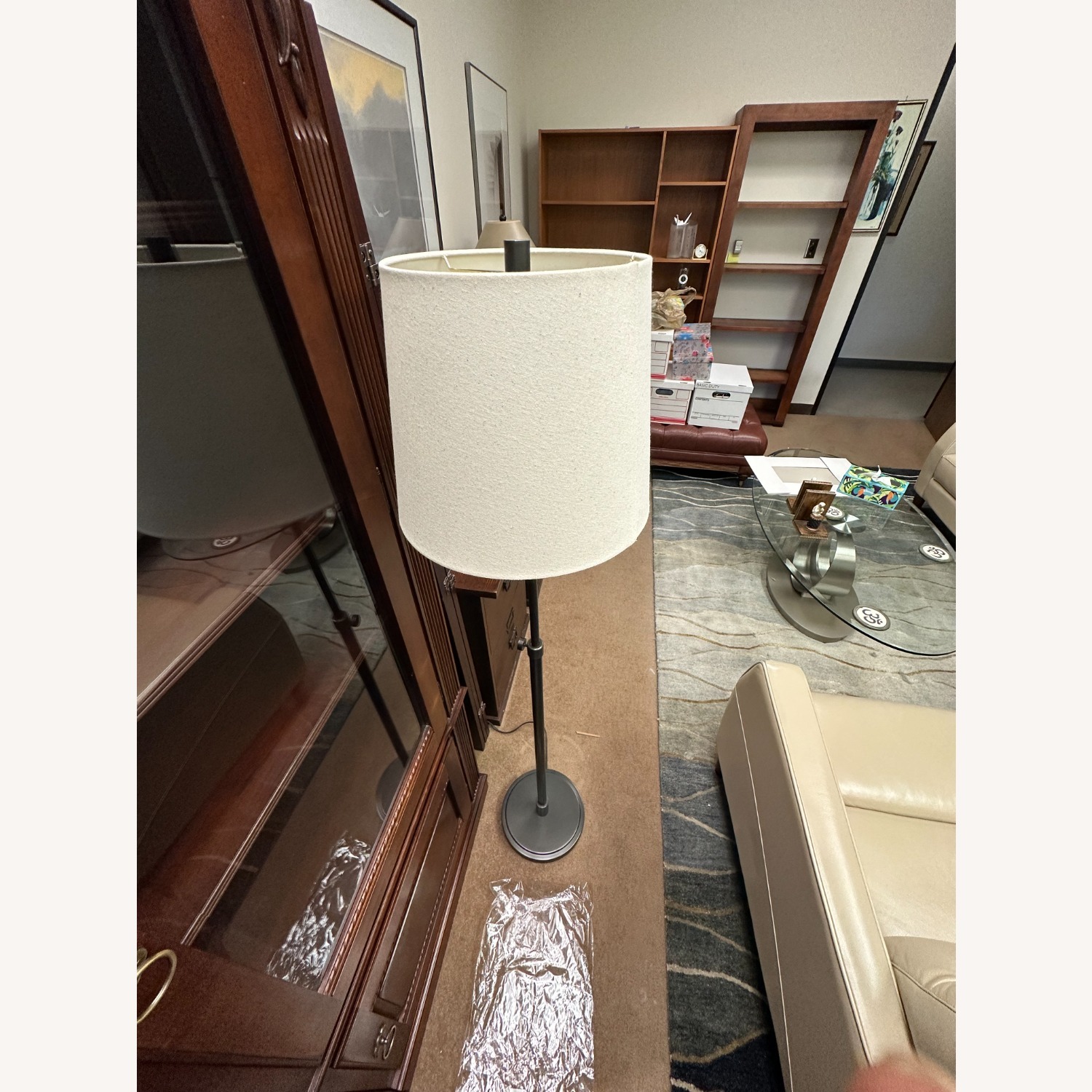 Lamps Plus Dark Brown Metal Floor Lamp - image-3