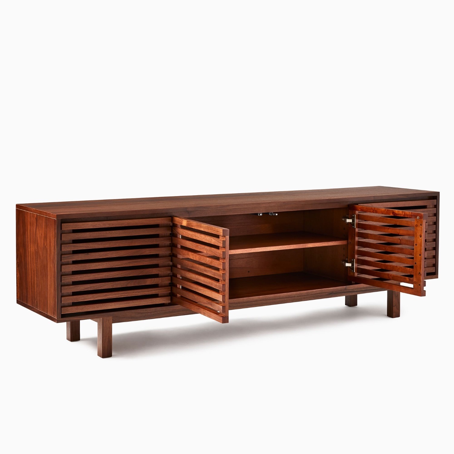West Elm Bryce Wood Media Storage - image-9