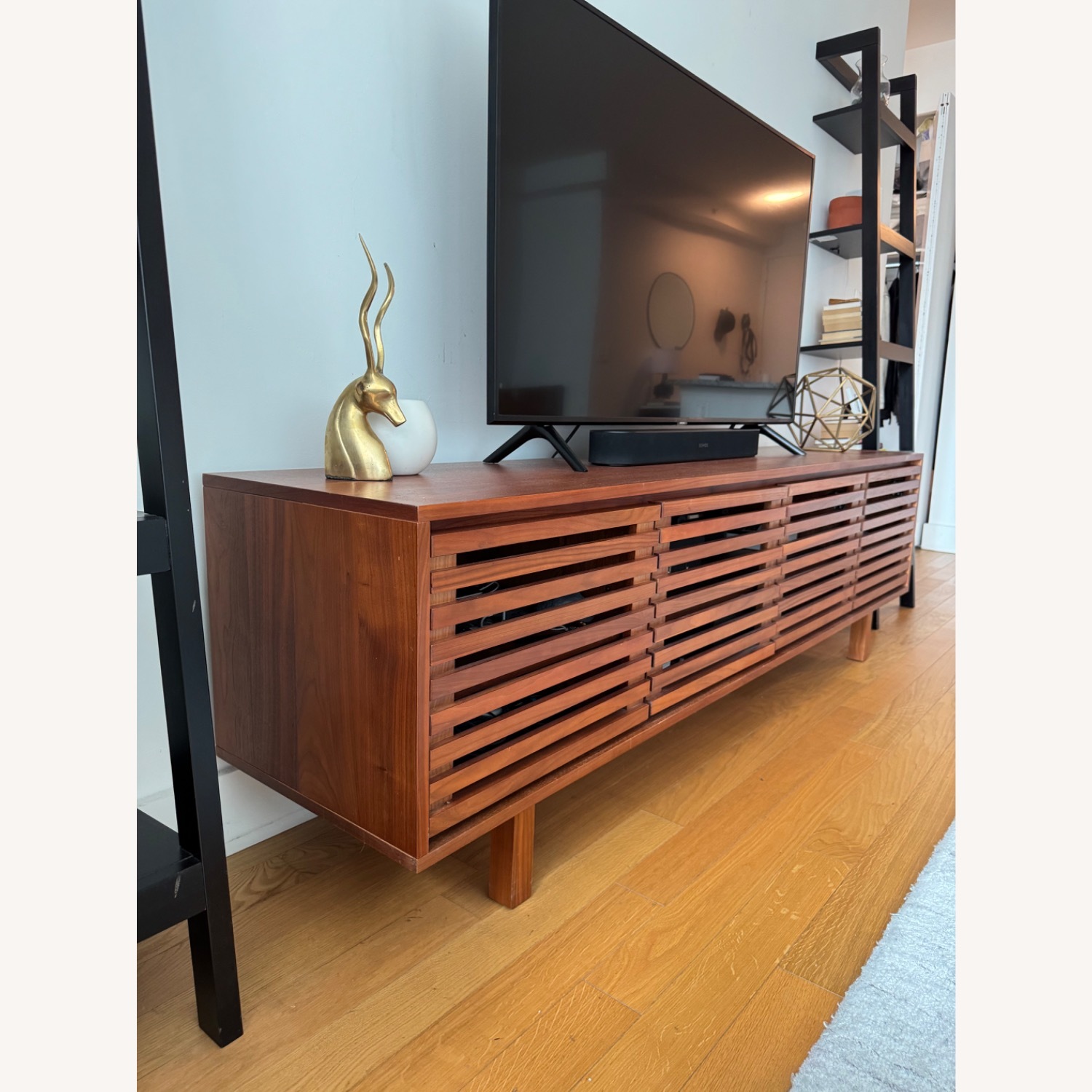 West Elm Bryce Wood Media Storage - image-2