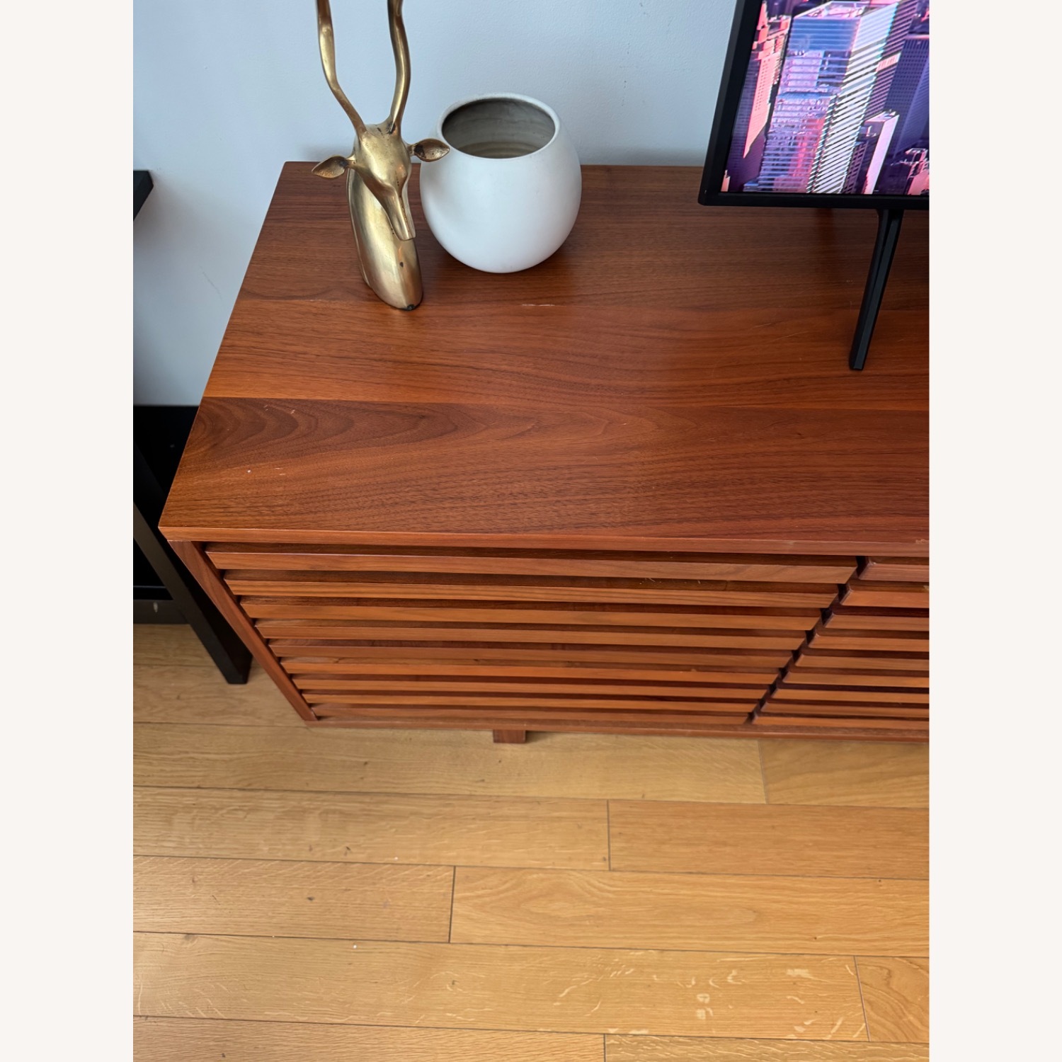 West Elm Bryce Wood Media Storage - image-3