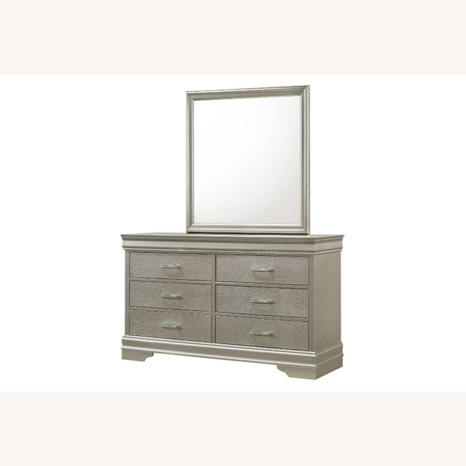 Amalia Metallic Dresser & Mirror - image-4