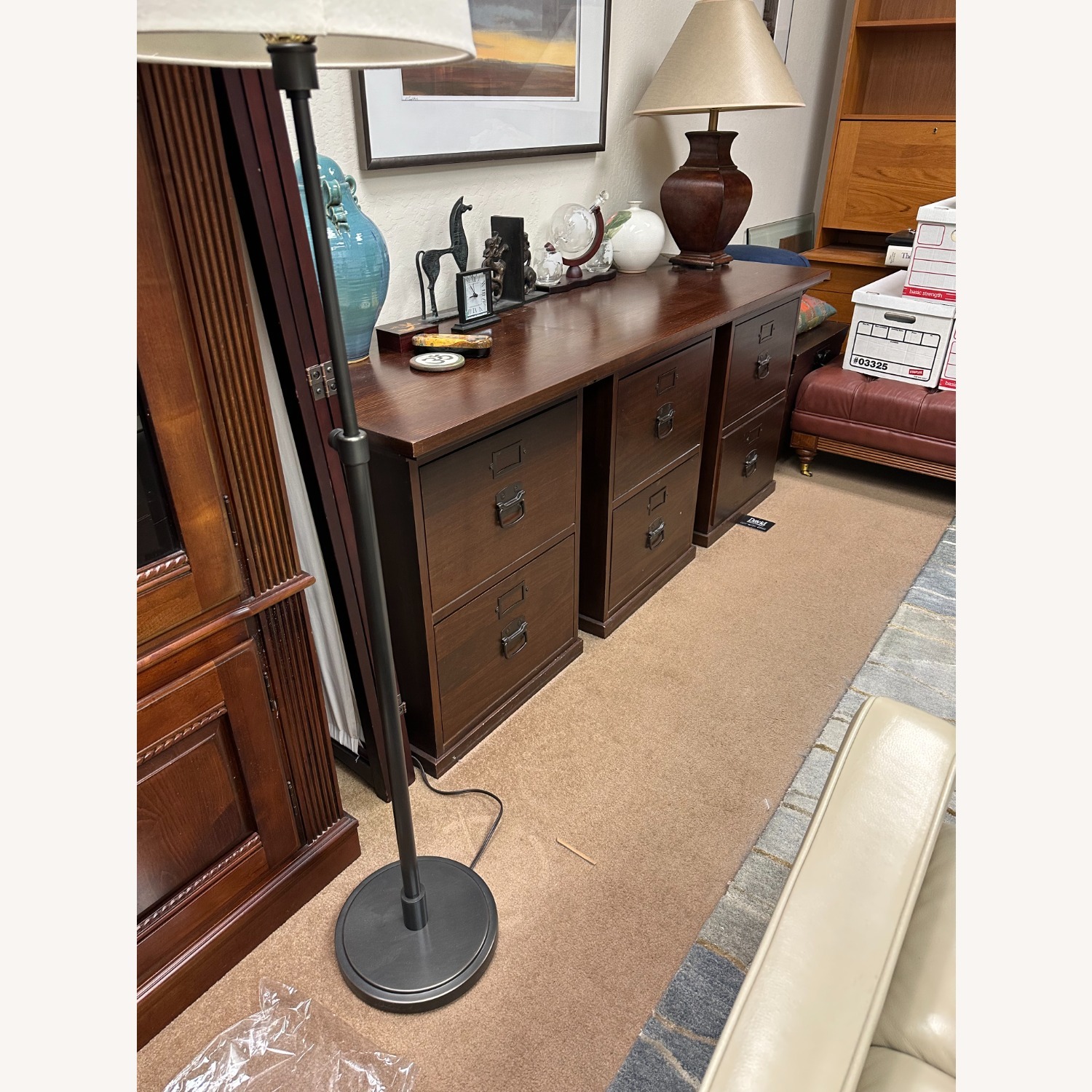 Williams Sonoma Dark Brown Sideboard - image-2