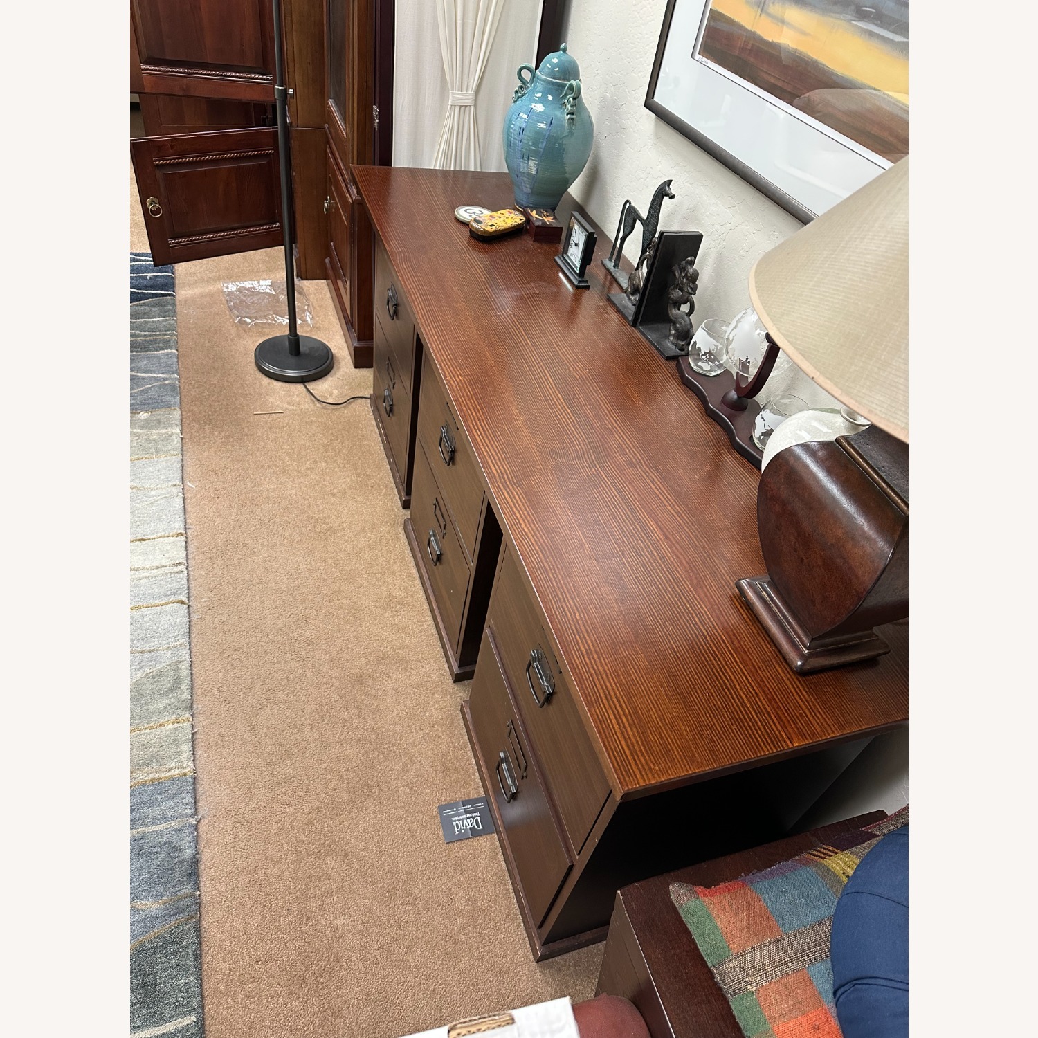 Williams Sonoma Dark Brown Sideboard - image-1