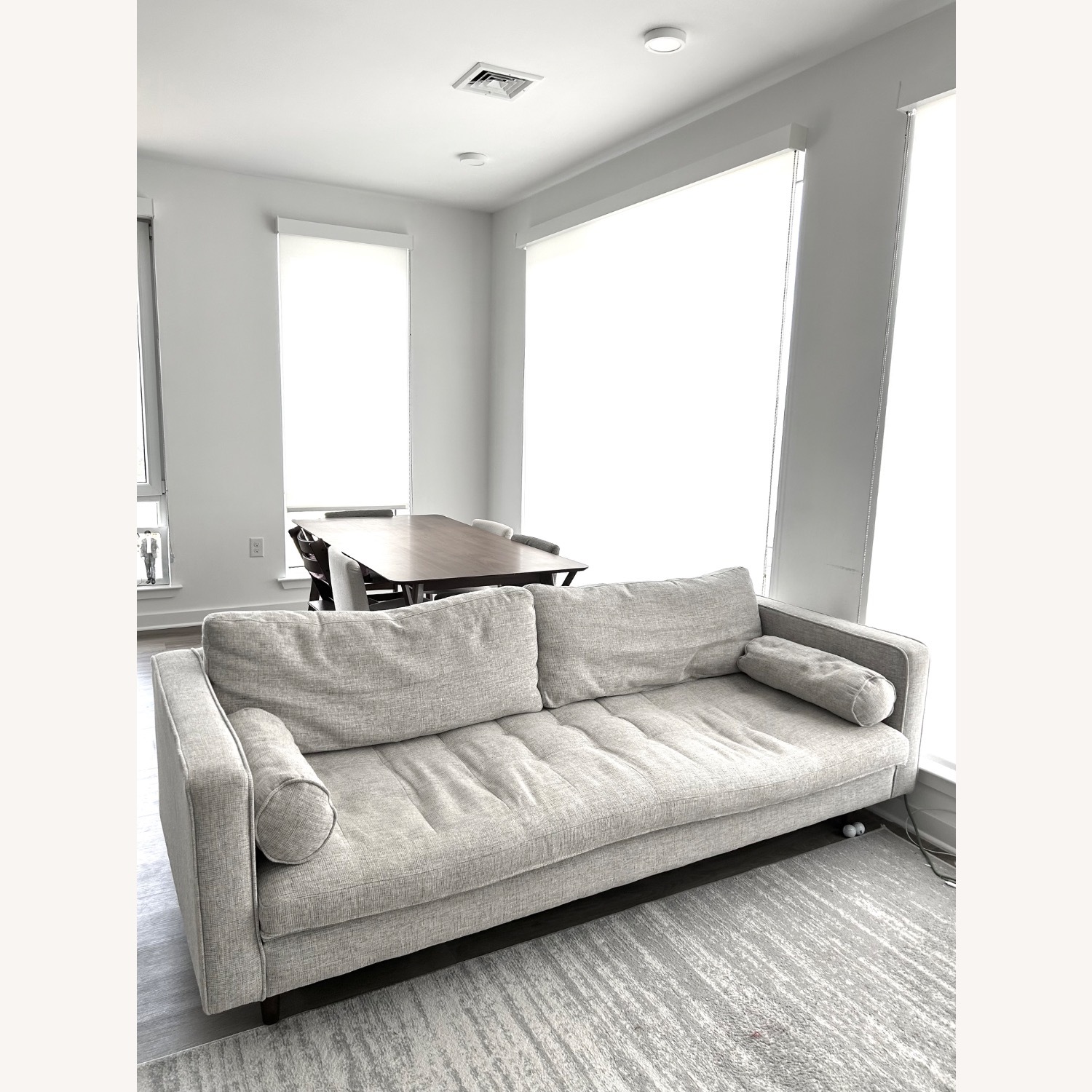 Article Sven Light Gray Fabric 3+ Seater Sofa - image-9