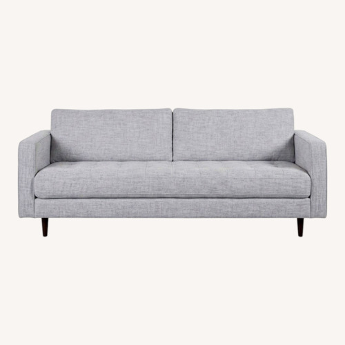 Used Article Sven Light Gray Fabric 3+ Seater Sofa for sale on AptDeco