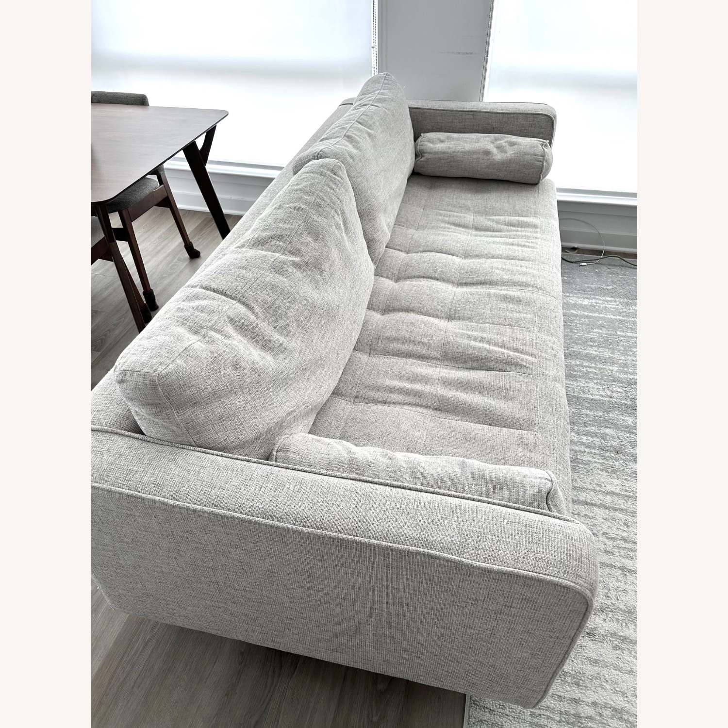 Article Sven Light Gray Fabric 3+ Seater Sofa - image-4