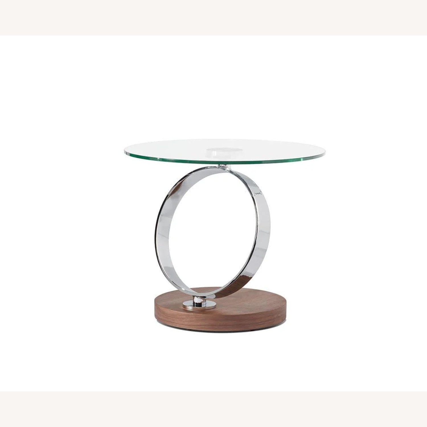 Scandinavian Designs Natural Glass Side Table - image-6