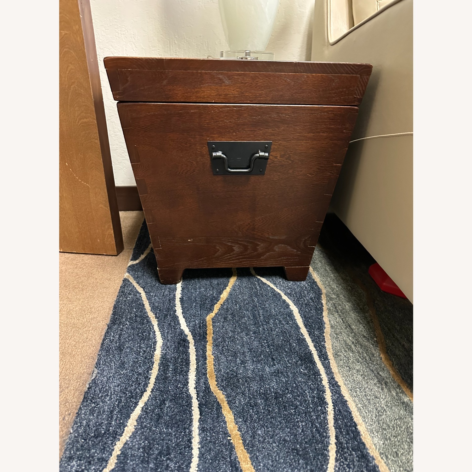 Williams Sonoma Dark Brown Chest - image-1