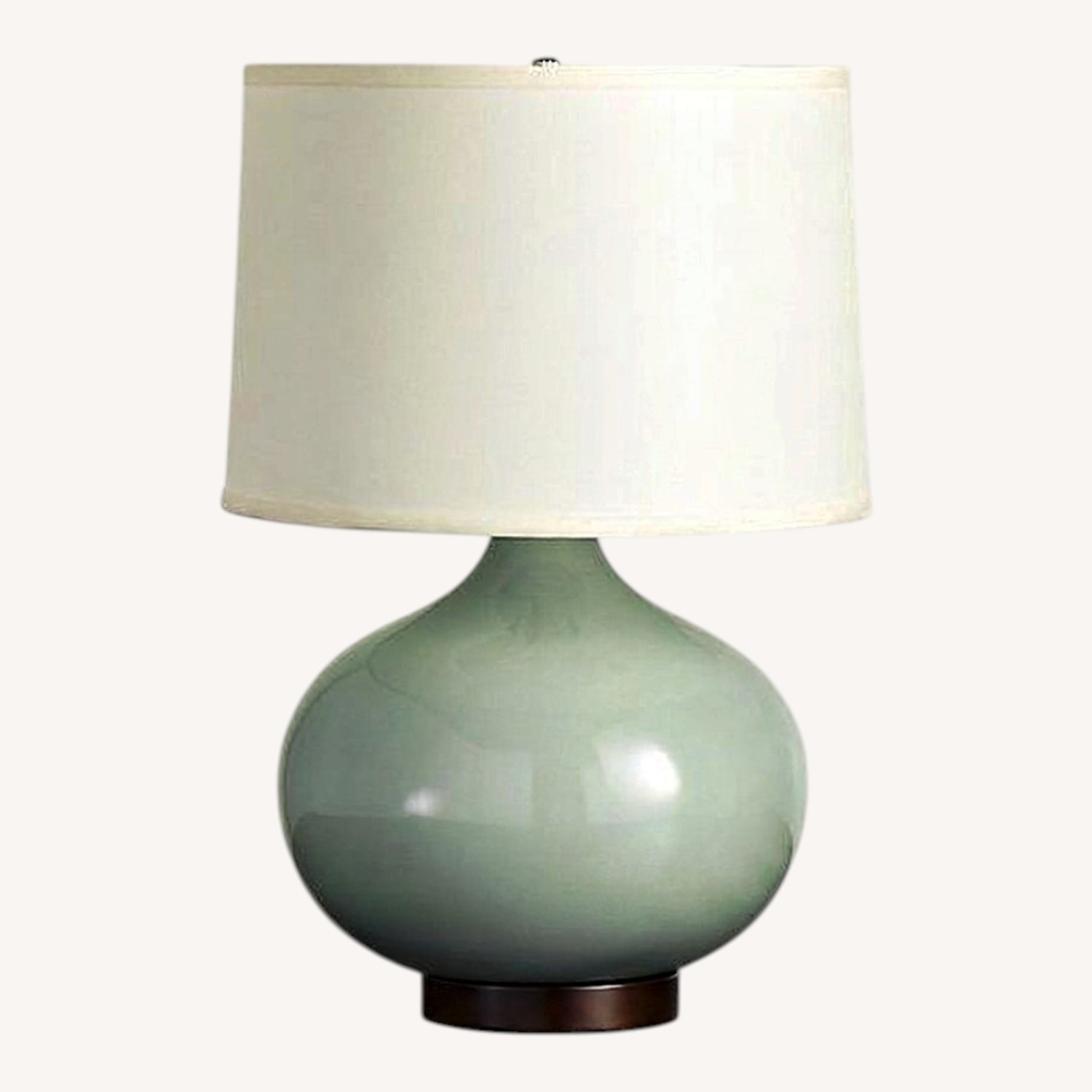 Crate & Barrel Merie Blue Table Lamp - image-0