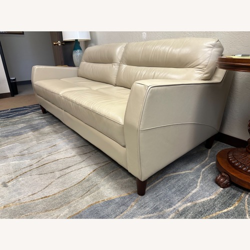 Used Natural Leather 3+ Seater Sofa for sale on AptDeco
