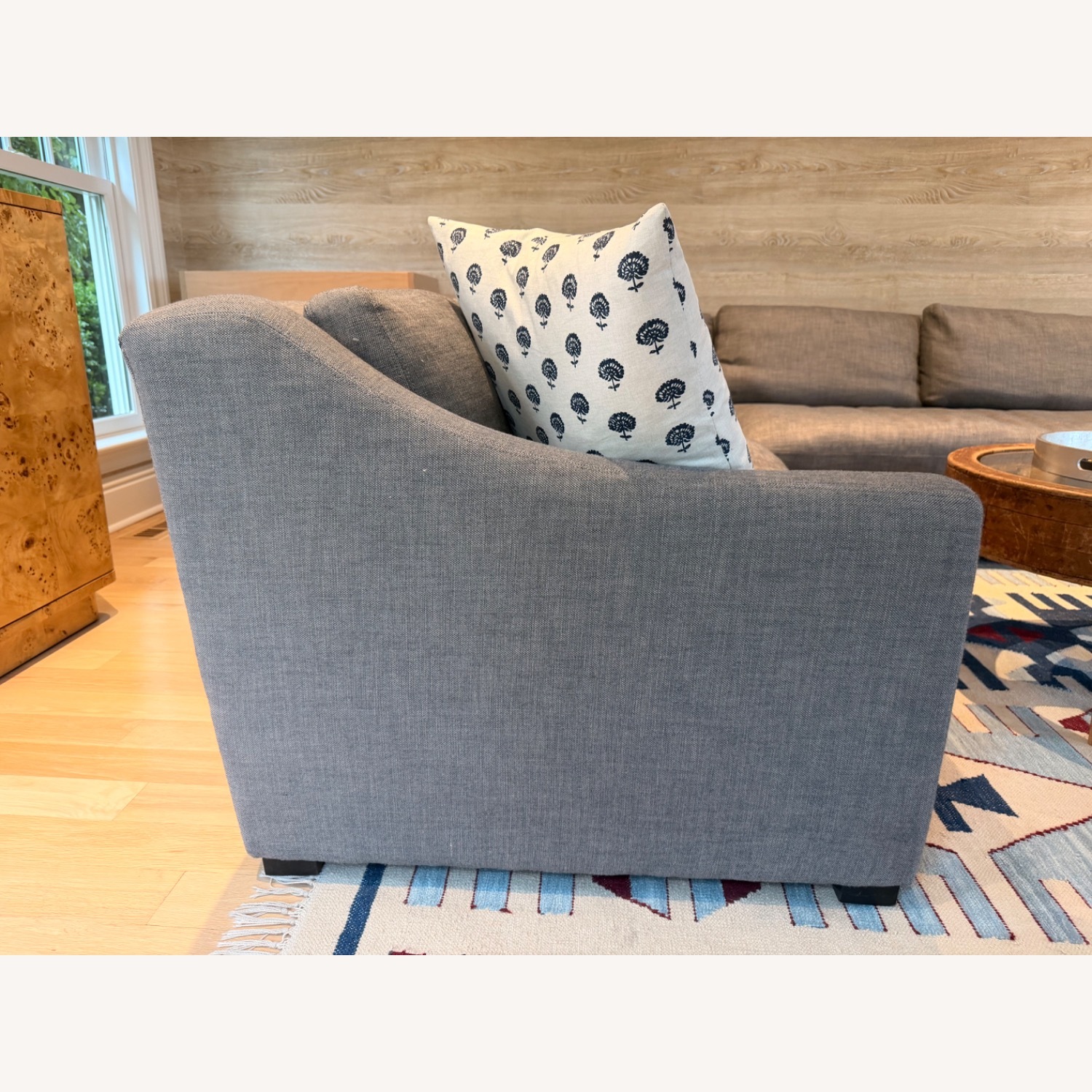 Restoration Hardware Belgian Track Dark Gray 3+ Piece Sectional - image-4