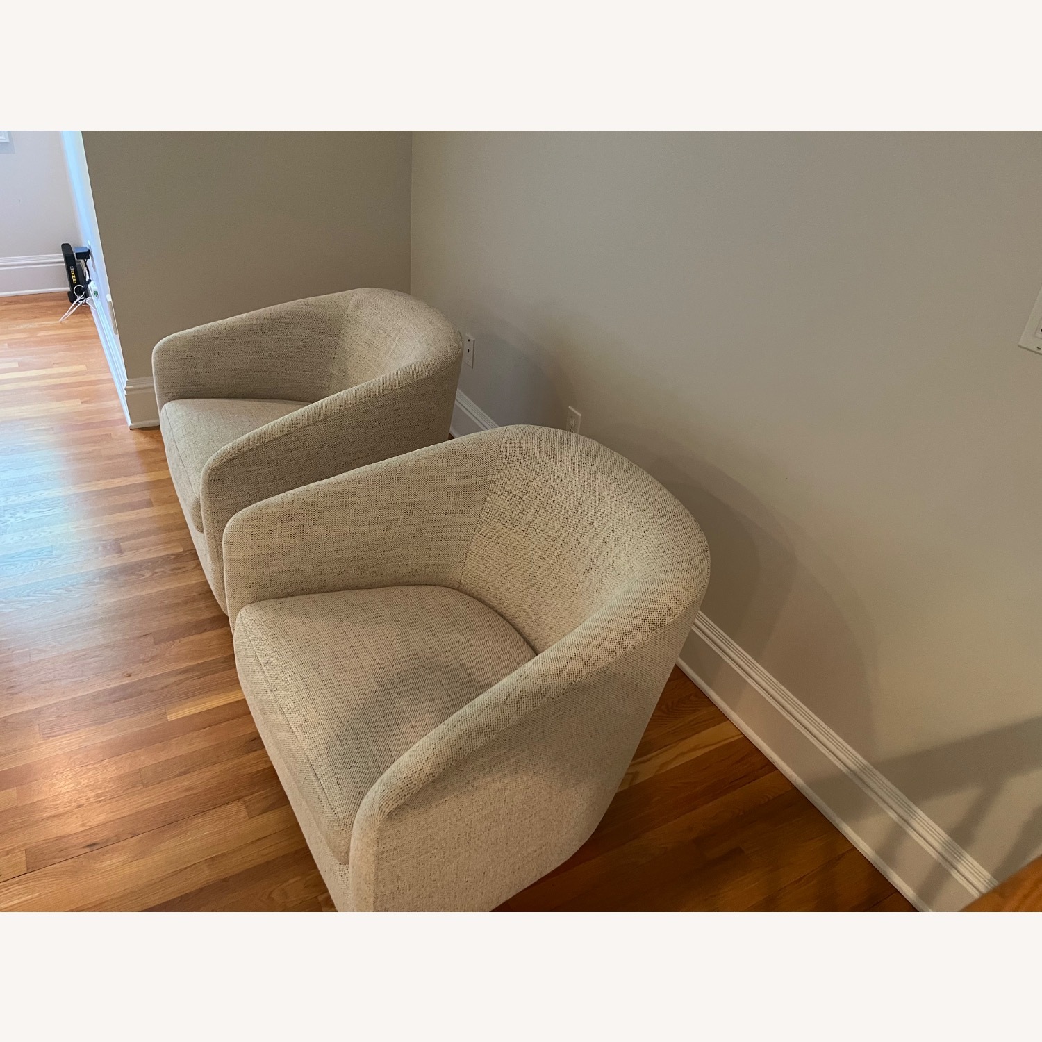 AllModern Bennett Swivel Barrel Chairs  - image-2
