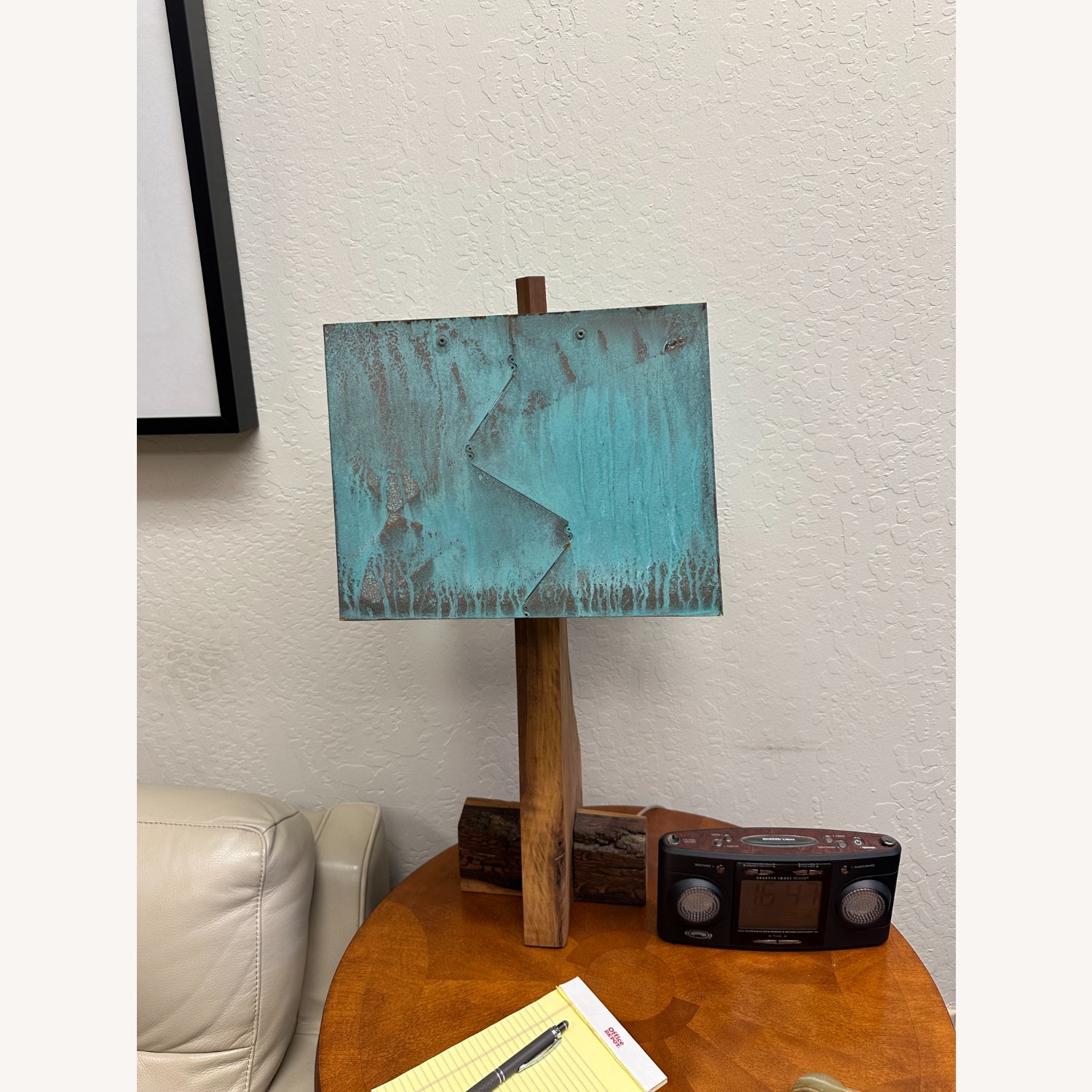 Natural Wood Table Lamp - image-5