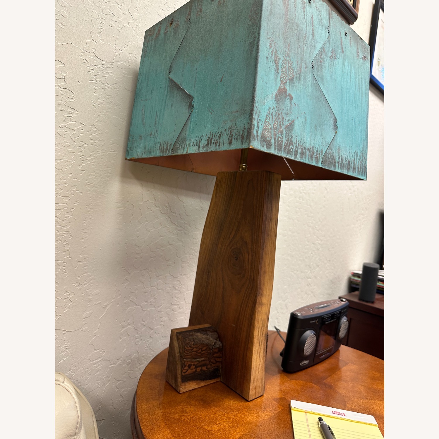Natural Wood Table Lamp - image-2