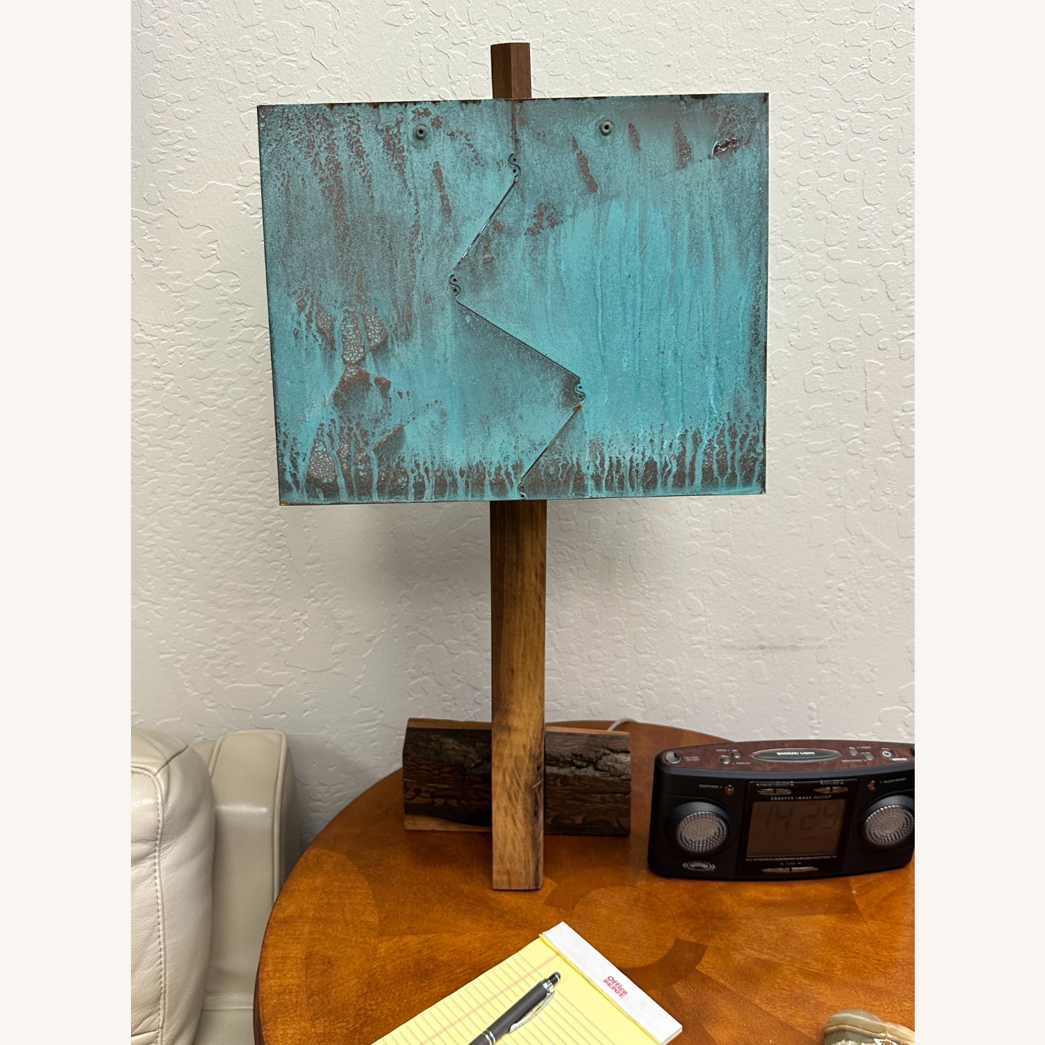 Natural Wood Table Lamp - image-4