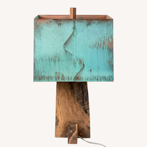 Used Natural Wood Table Lamp for sale on AptDeco