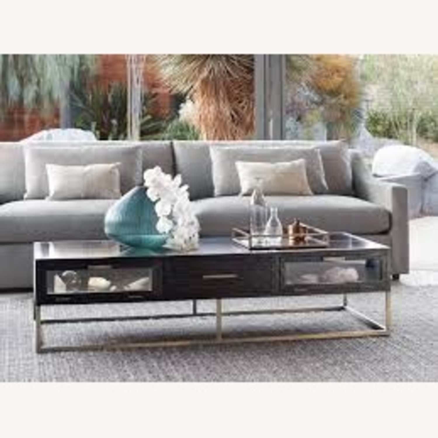 Arhaus Finn Dark Brown Coffee Table  - image-6