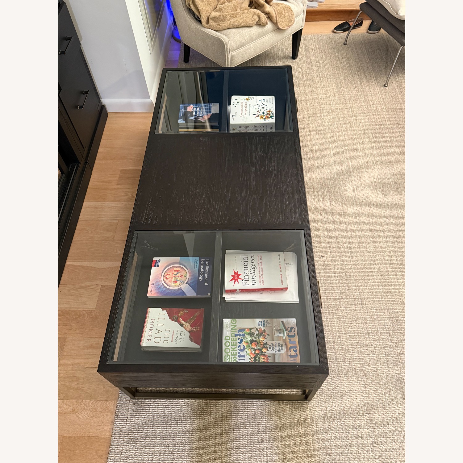 Arhaus Finn Dark Brown Coffee Table  - image-3