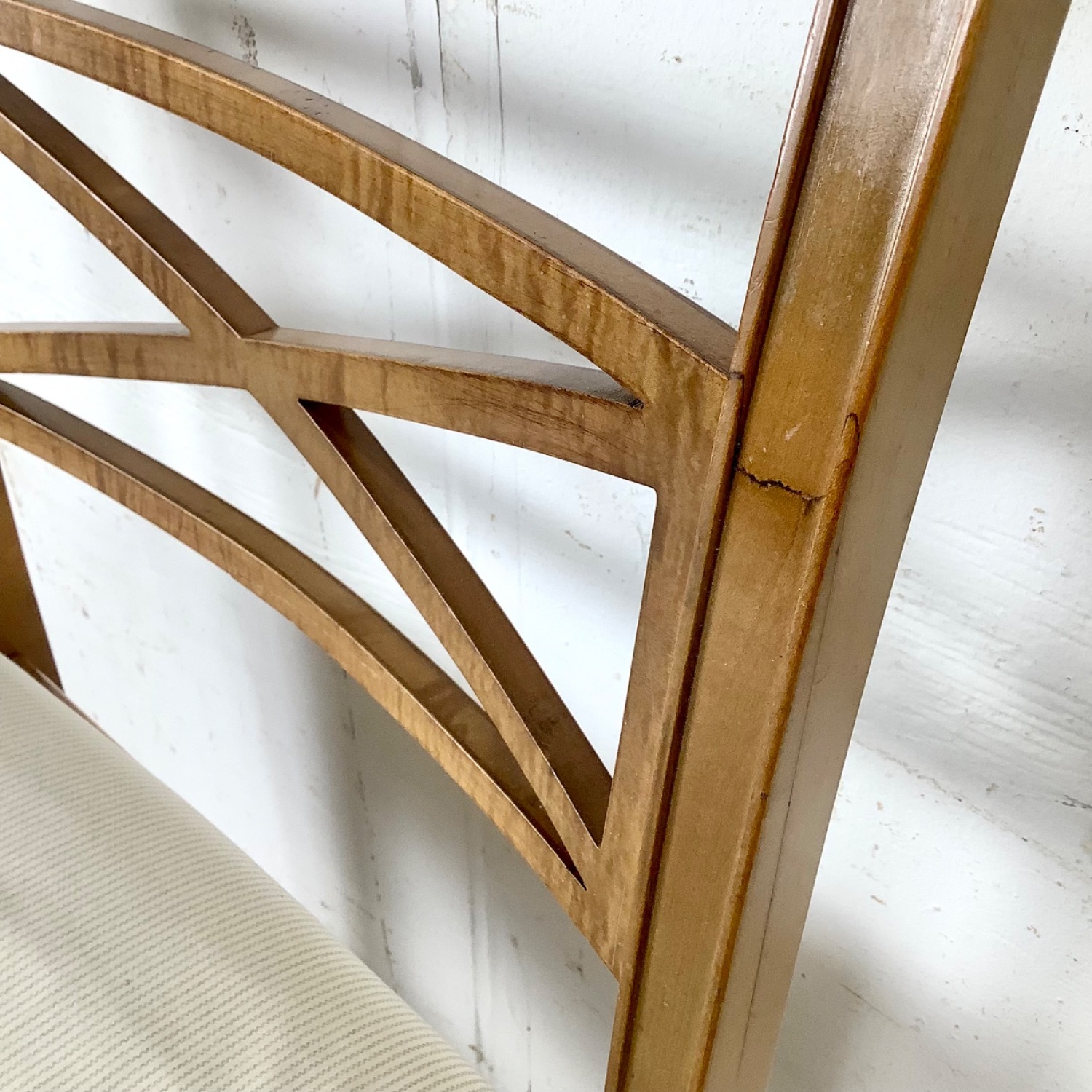 Vintage Neoclassical Style X-Back Side Chair - image-8