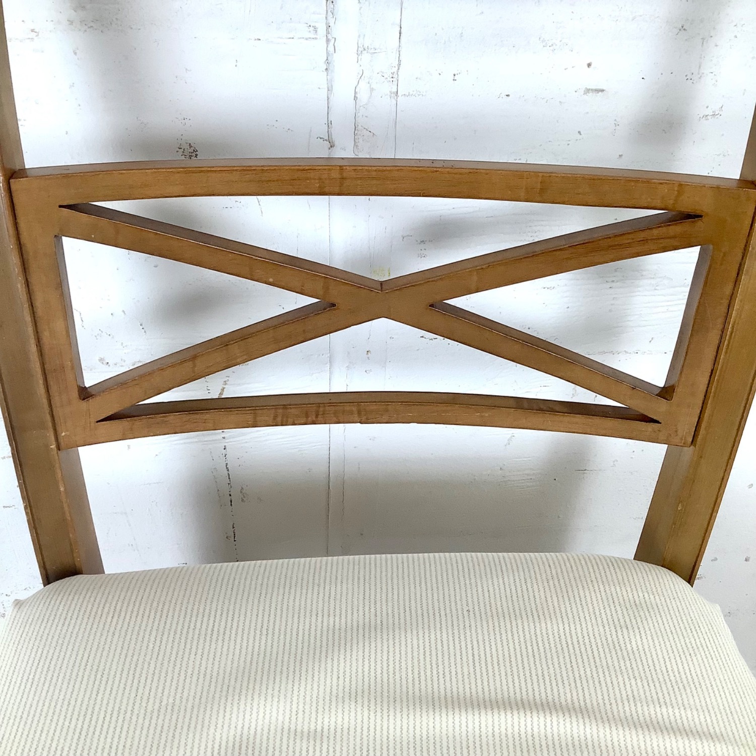 Vintage Neoclassical Style X-Back Side Chair - image-7