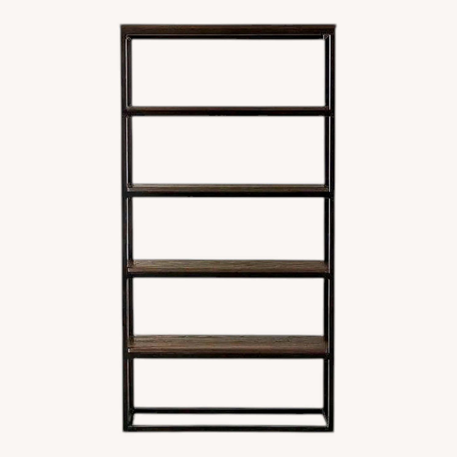 Arhaus Palmer Dark Gray Metal Bookcase - image-0
