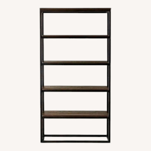 Used Arhaus Palmer Dark Gray Metal Bookcase for sale on AptDeco