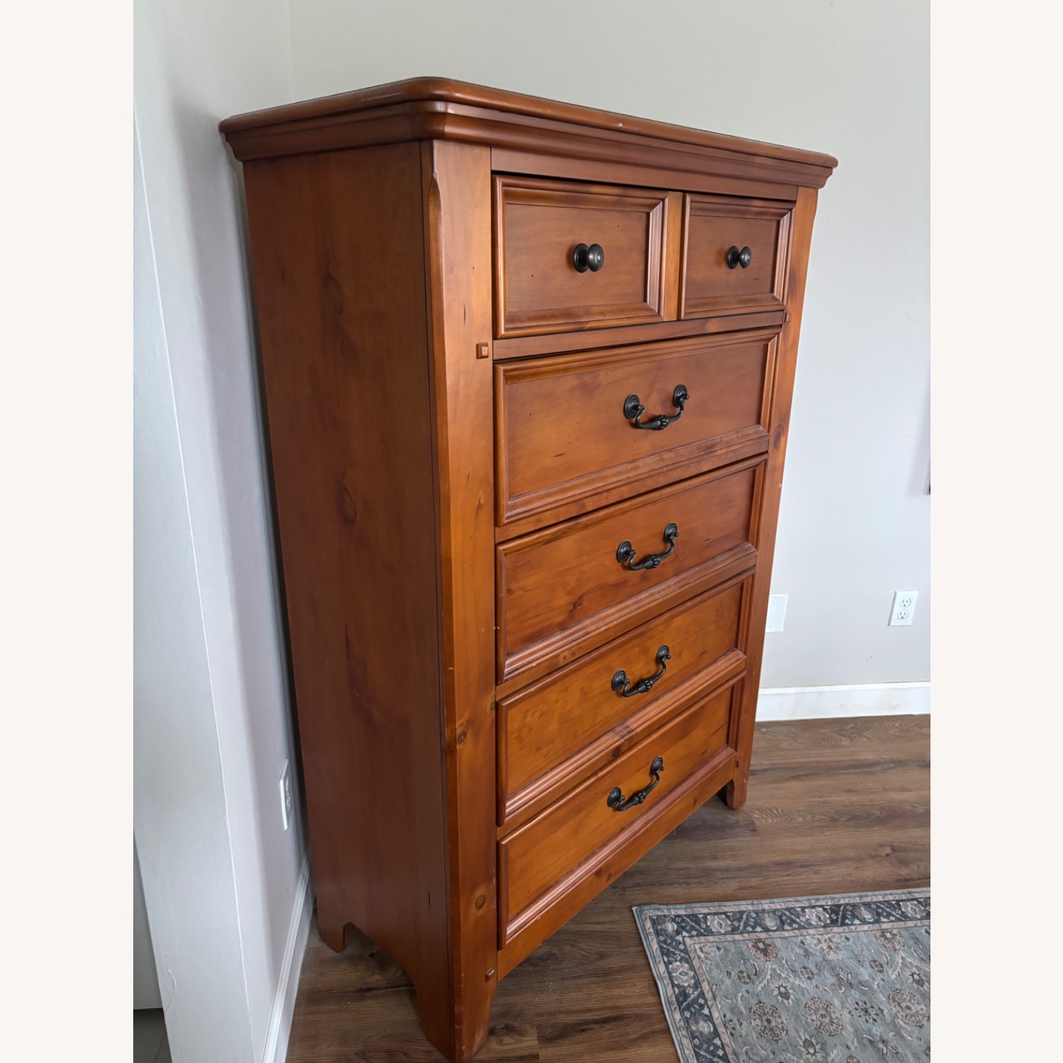 Rooms To Go Light Brown Armoire - image-2