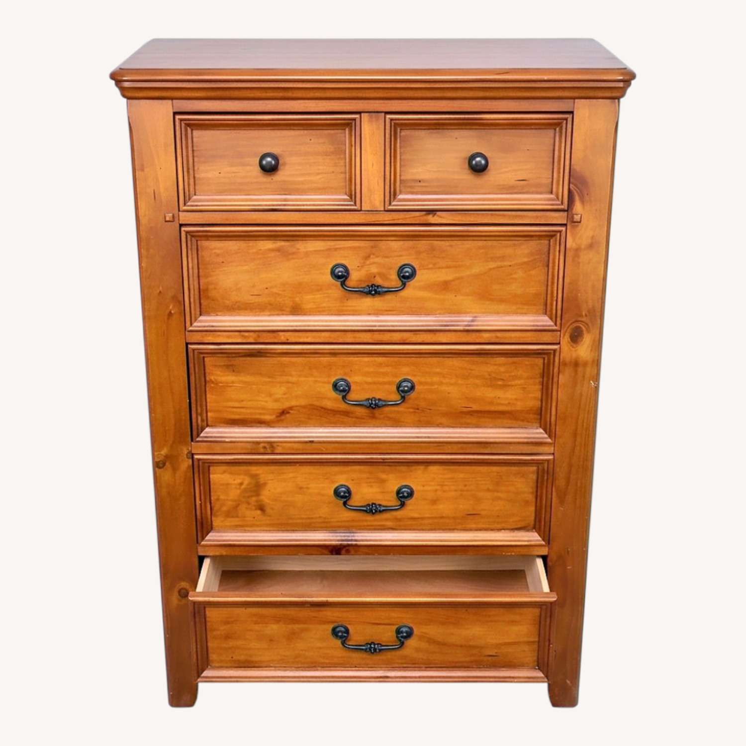 Rooms To Go Light Brown Armoire - image-0