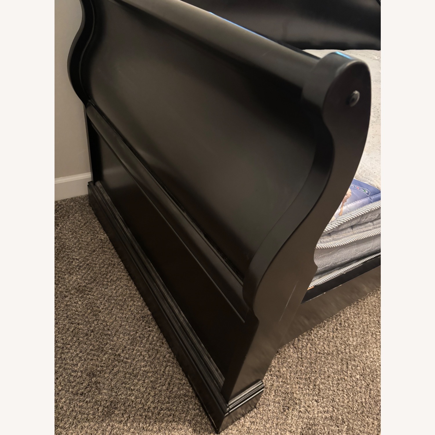 Rooms To Go Oberon Black Wood Daybed - image-3