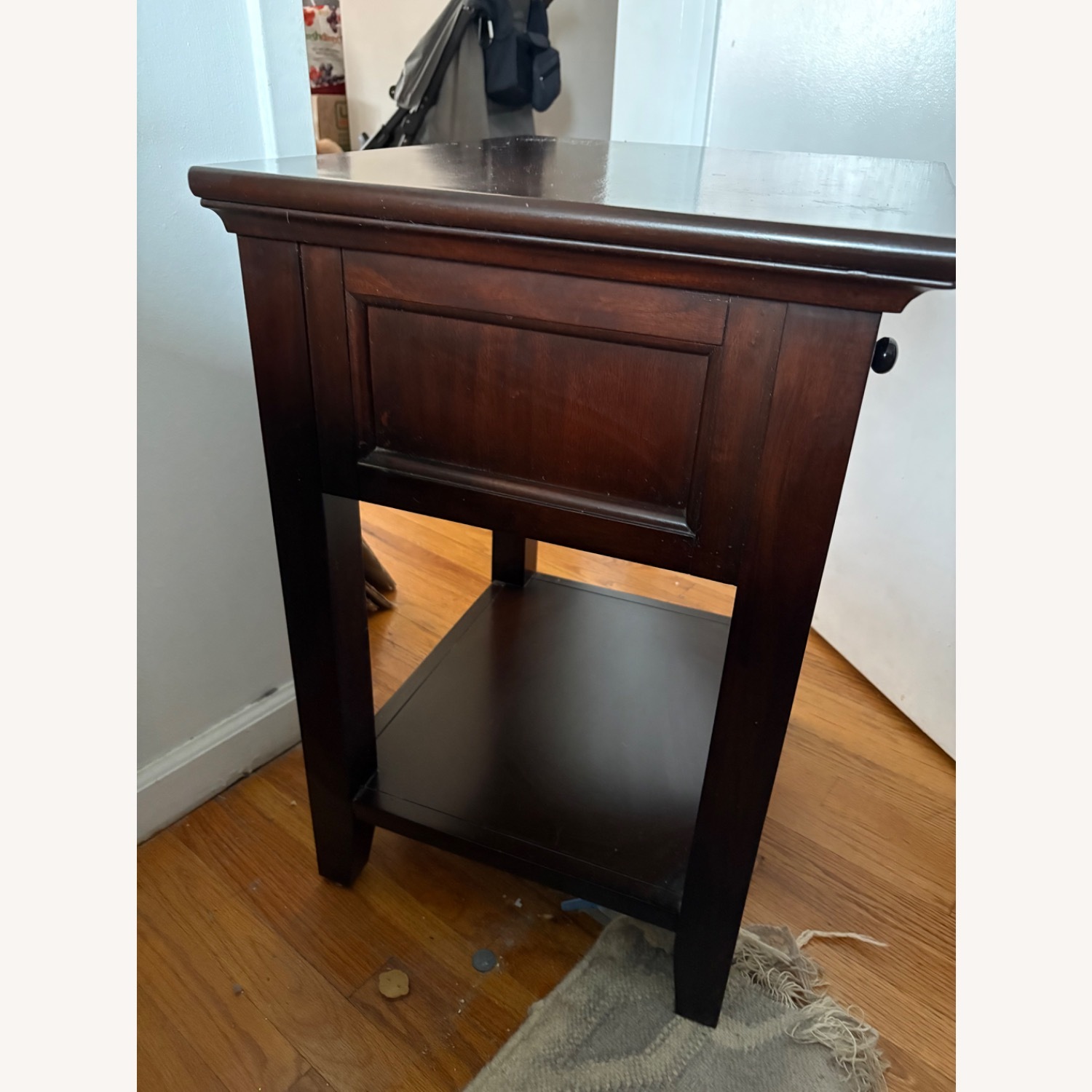 Pottery Barn Hudson Dark Brown Wood Nightstands - image-4