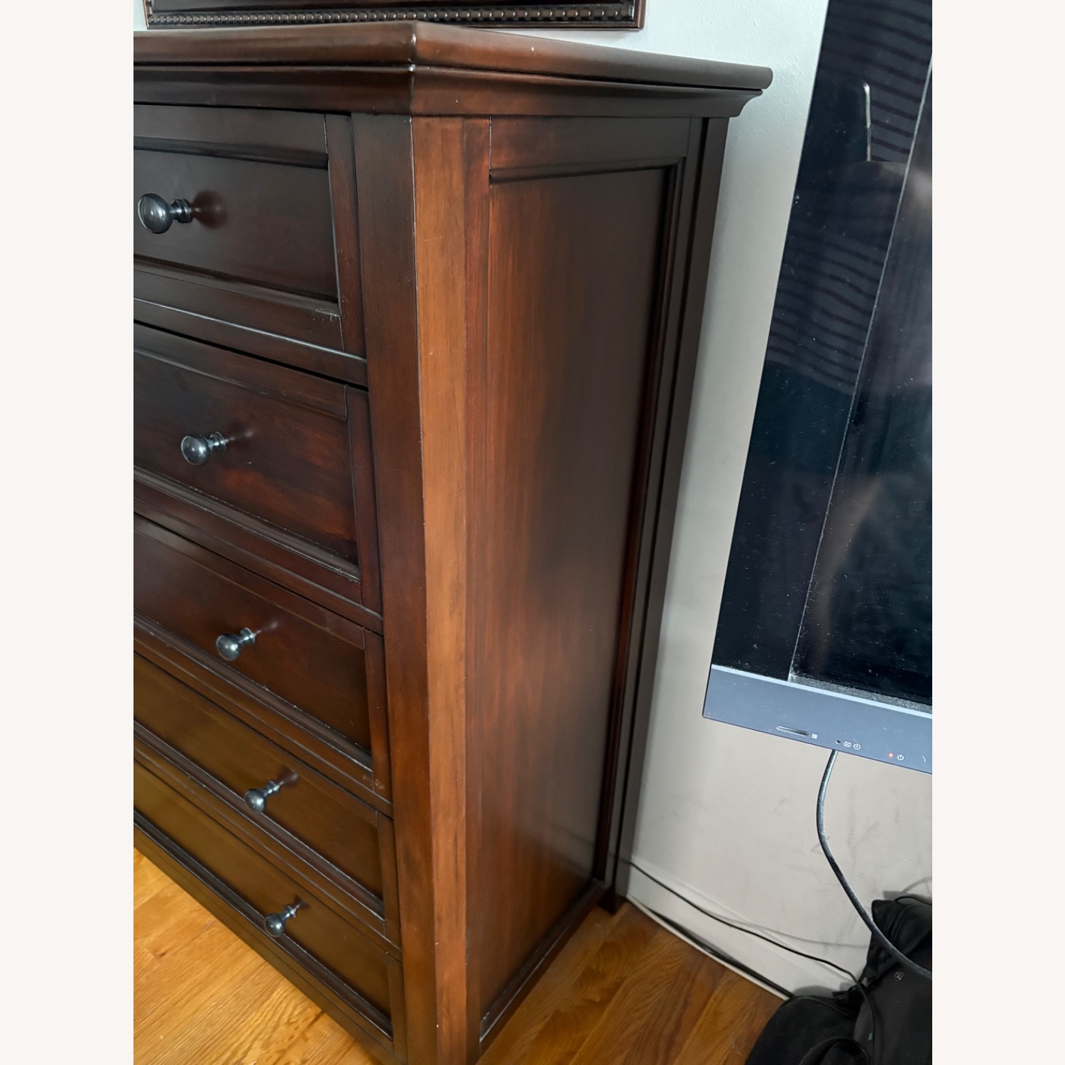 Pottery Barn Hudson Dark Brown Wood Dresser - image-5