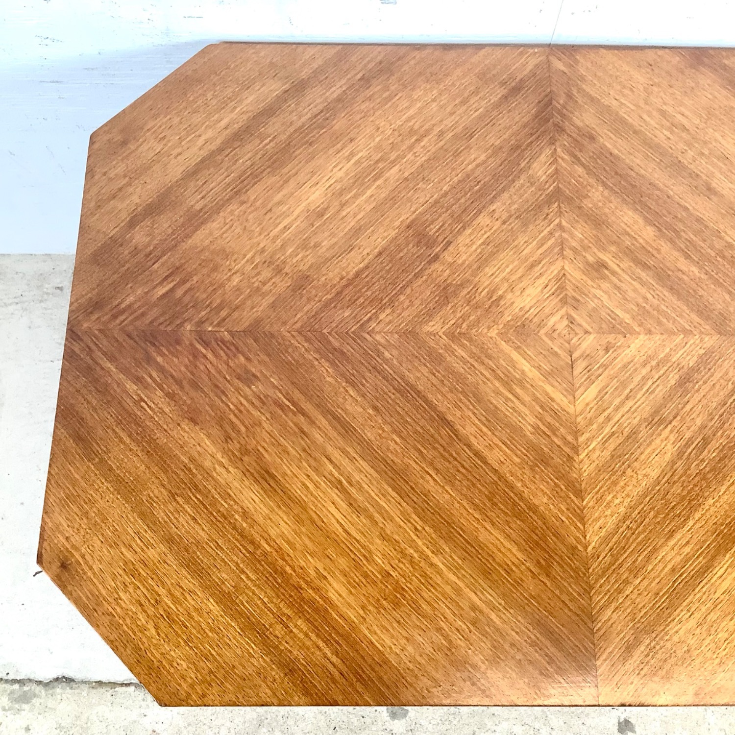 Vintage Modern Coffee Table with Chrome Base - image-5