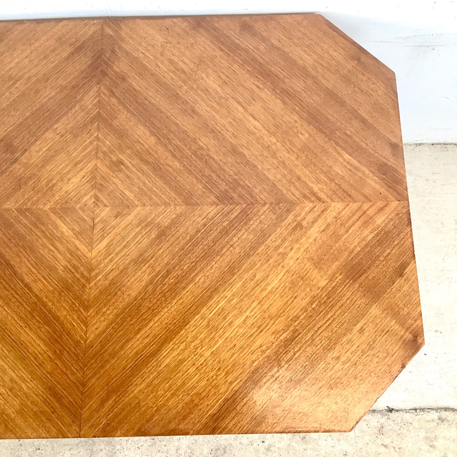 Vintage Modern Coffee Table with Chrome Base - image-6