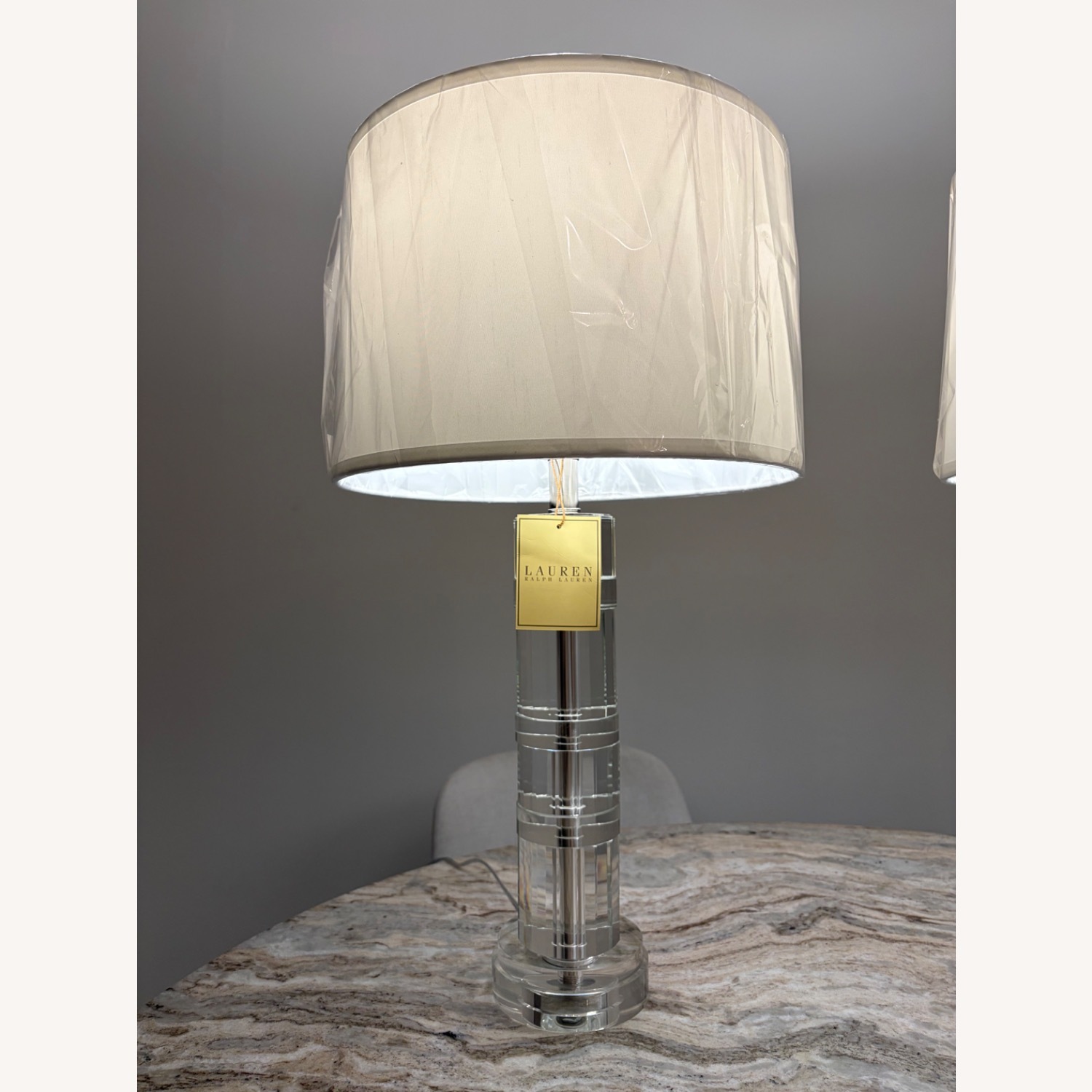 Ralph Lauren Farrah Crystal Column Table Lamps - image-2