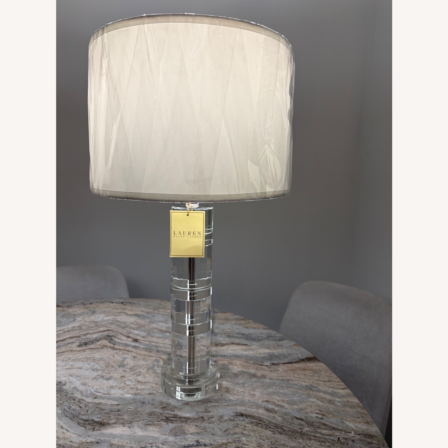 Ralph Lauren Farrah Crystal Column Table Lamps - image-3