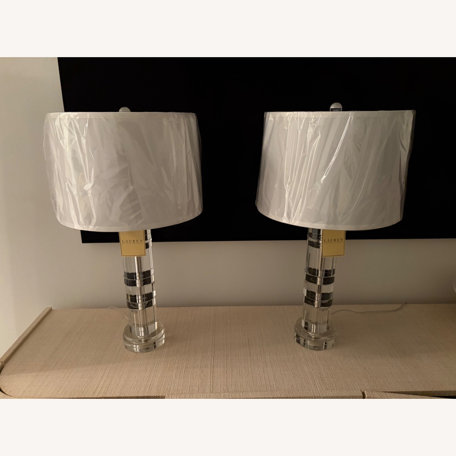 Ralph Lauren Farrah Crystal Column Table Lamps - image-15