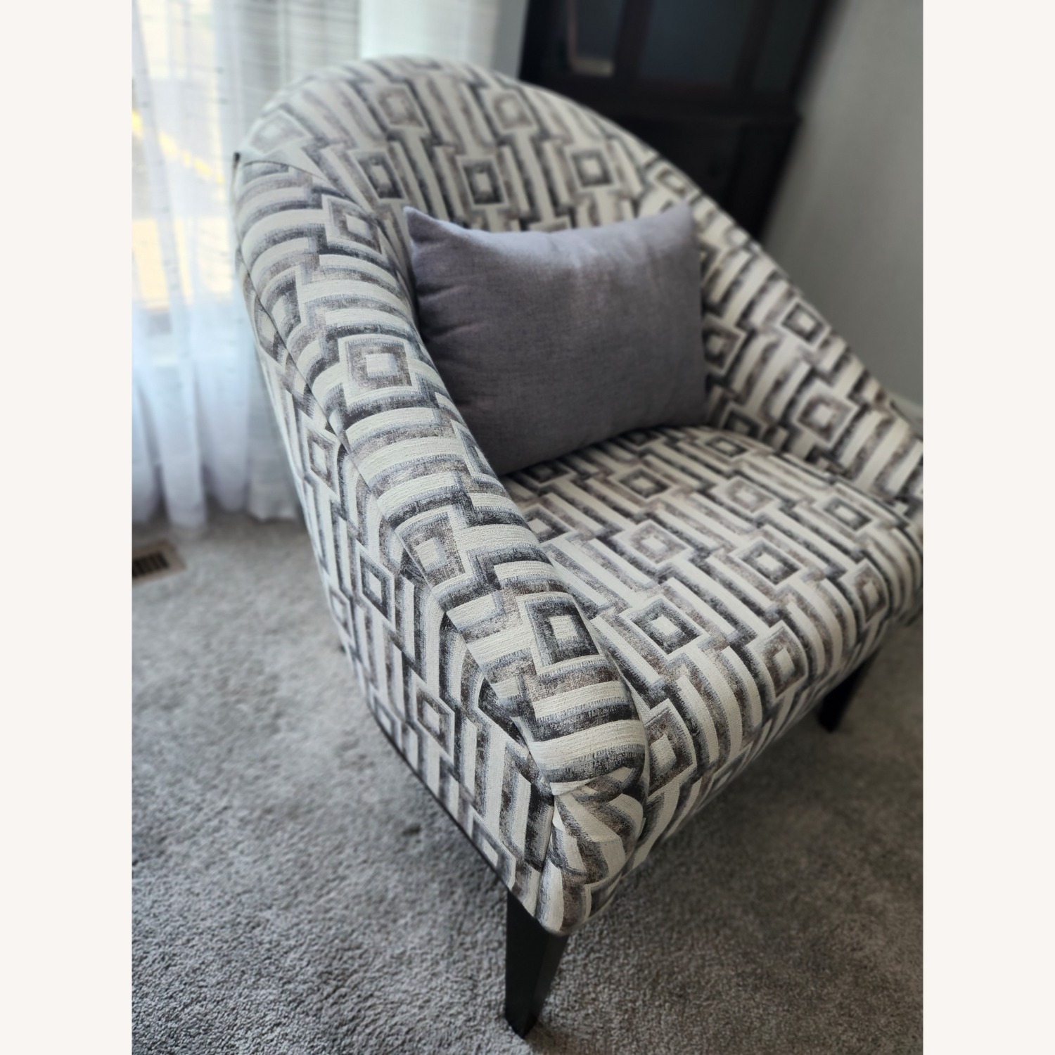 Carmine Geometric Club Chairs - image-3