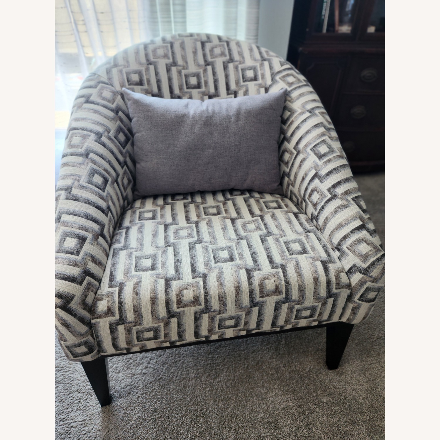 Carmine Geometric Club Chairs - image-2