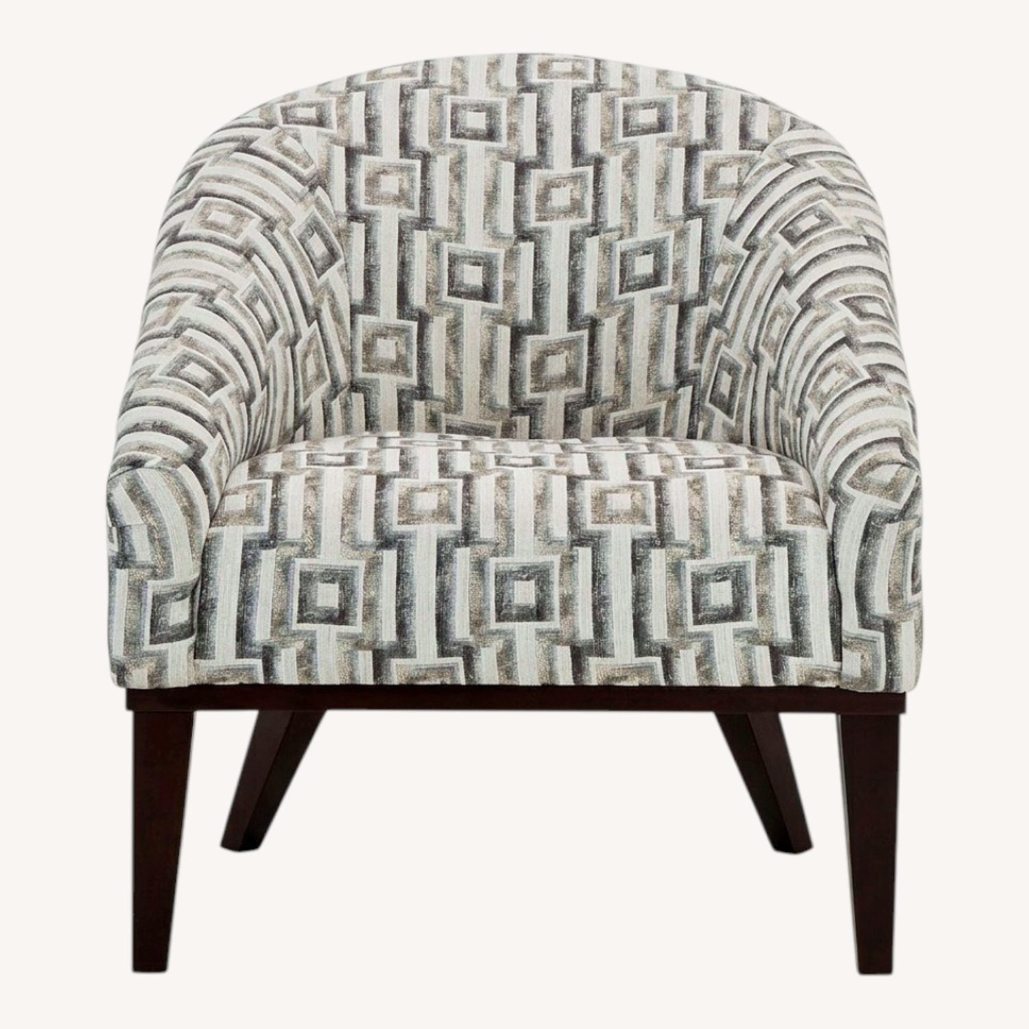 Carmine Geometric Club Chairs - image-0