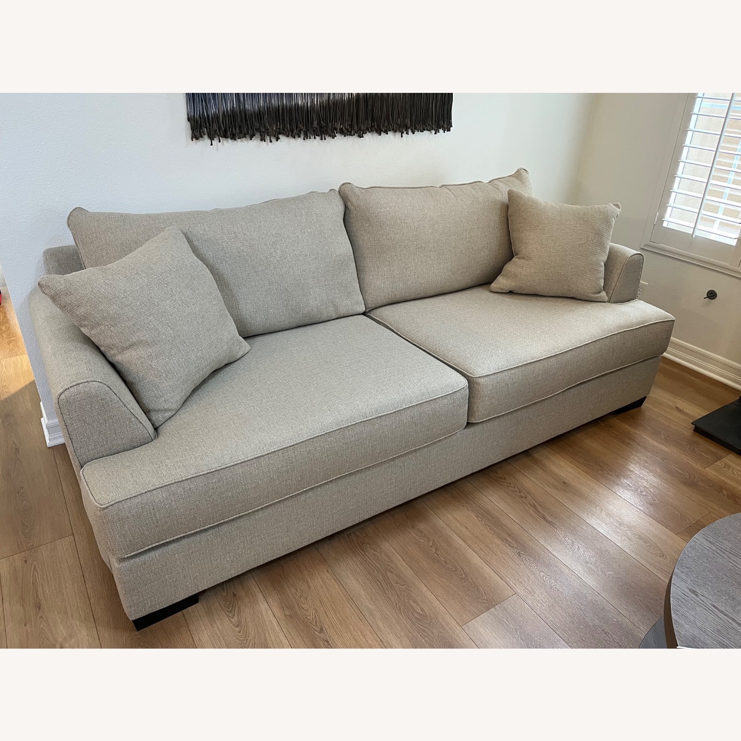 Warner Fabric 3+ Seater Sofa - image-1