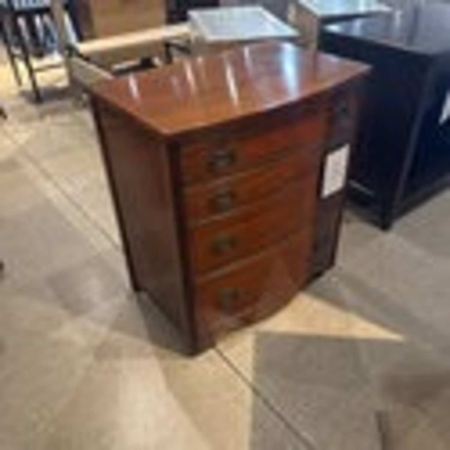 Federal Bowfront Bachelor's Chest Dresser - image-1