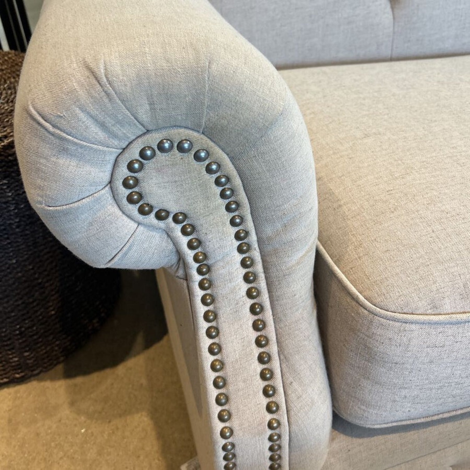 Kieran Traditional Roll-Arm Loveseat - image-2
